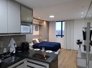 1 室のベッドルーム、アイロン / アイロン台、WiFi、ベッドシーツ