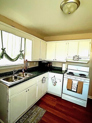 Microwave, oven, stovetop