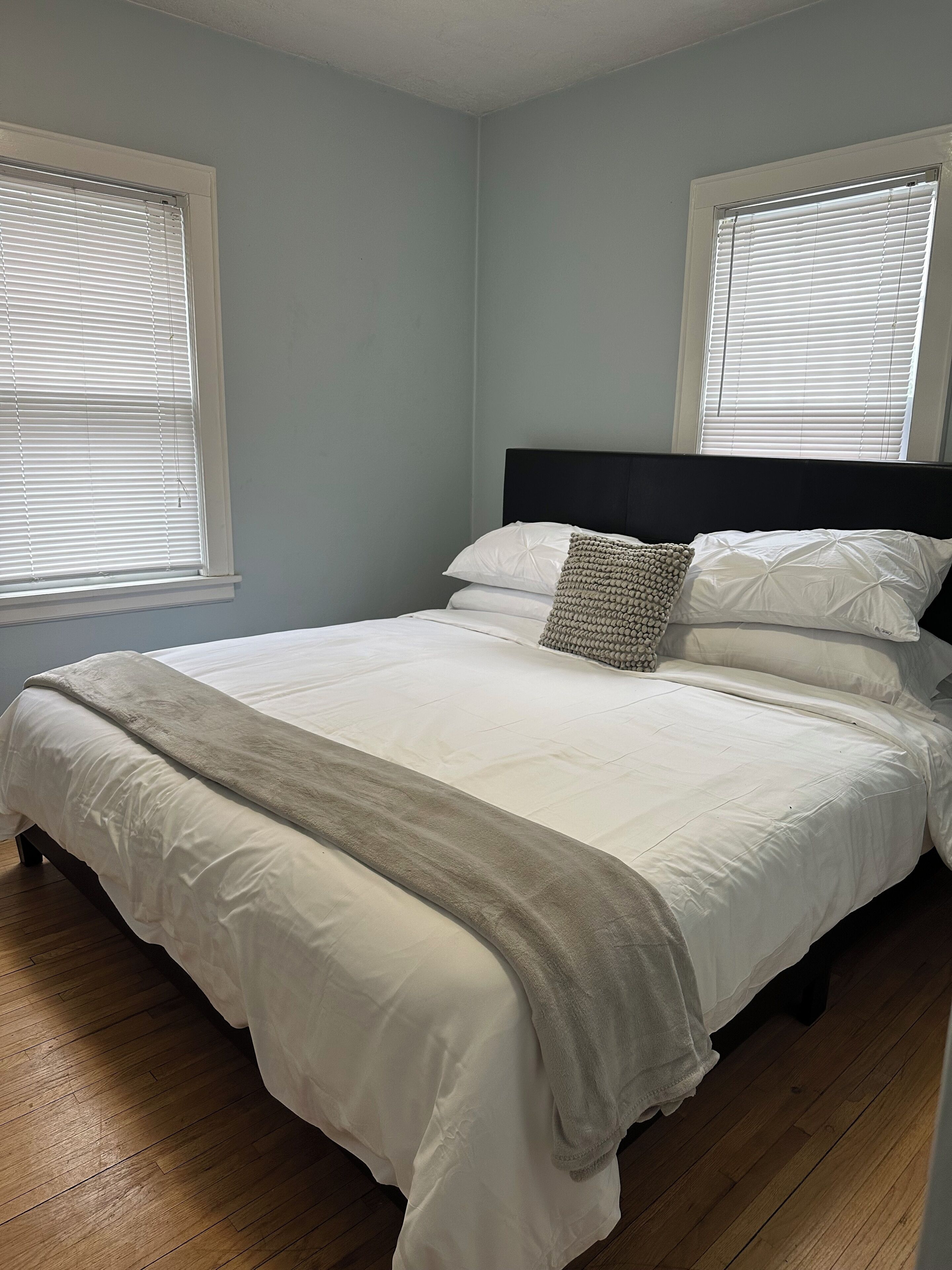 2 bedrooms, iron/ironing board, travel crib, WiFi