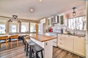 Microwave, oven, stovetop