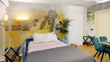 1 chambre, fer et planche Ă repasser, Wi-Fi gratuit, draps fournis