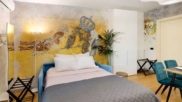 1 camera, ferro/asse da stiro, Wi-Fi gratuito, lenzuola