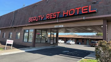 Voorkant van accommodatie