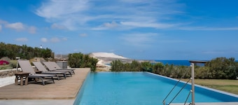 Casa de vacaciones 'Olive' con vistas al mar, Wi-Fi y aire acondicionado