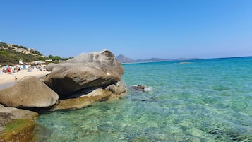 靠近海滩