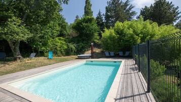 Una piscina riscaldata