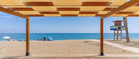 Aan het strand