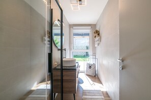 Shower, hair dryer, bidet