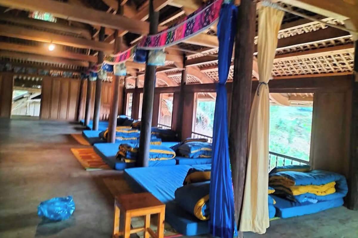 Dormitorio compartido, vista a la montaña | Ropa de cama