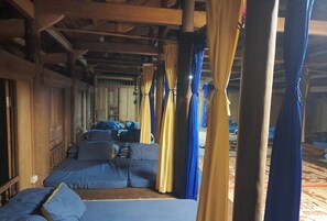 Shared Dormitory, Mountain View | Bed sheets - Ban Lien Forest Homestay Lao Cai (Bac Ha)