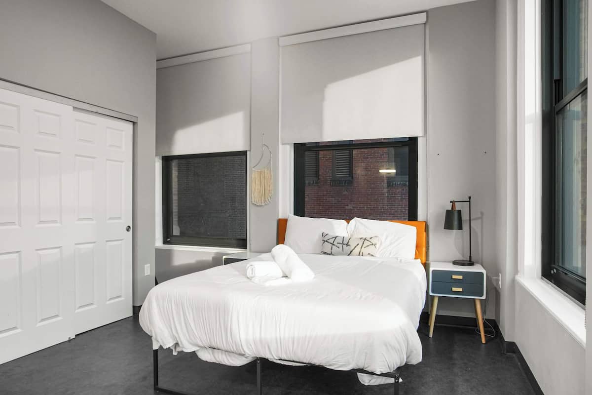 Appartement Deluxe, 1 chambre, non-fumeurs | 1 chambre, bureau, espace de travail pour ordinateur portable
