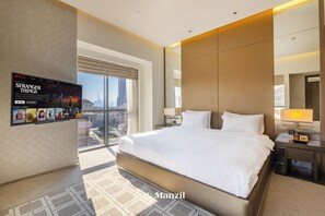 Luxury Apartment | 3 bedrooms, iron/ironing board, free WiFi - Manzil 3BR with pool near Dubai Frame (Dubai)