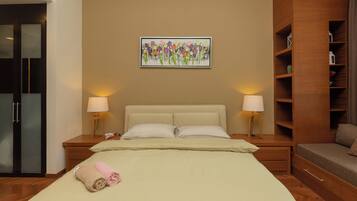 Apartment, Balcony, Courtyard View | 2 bedrooms, desk, laptop workspace, soundproofing