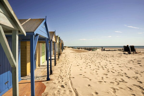Tæt på stranden