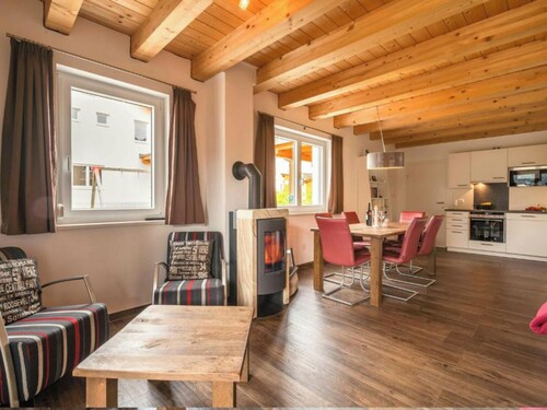 Chalet directly at the ski slope with a garden