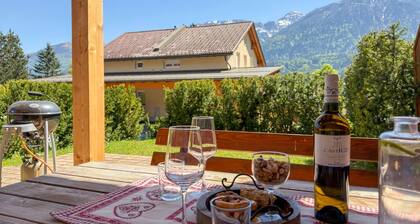 Ferienhaus in Pistennähe mit Skiabstellraum