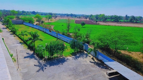 Rooftop terrace. The Shikhar Resort