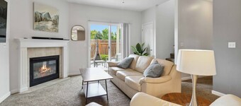 NEW! A Whimsical Escape | Gas Fireplace | Back Patio w/ Chiminea | Spacious Master en Suite