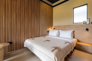 Villa | 1 dormitorio y tabla de planchar con plancha