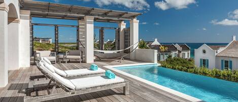 Una piscina climatizada