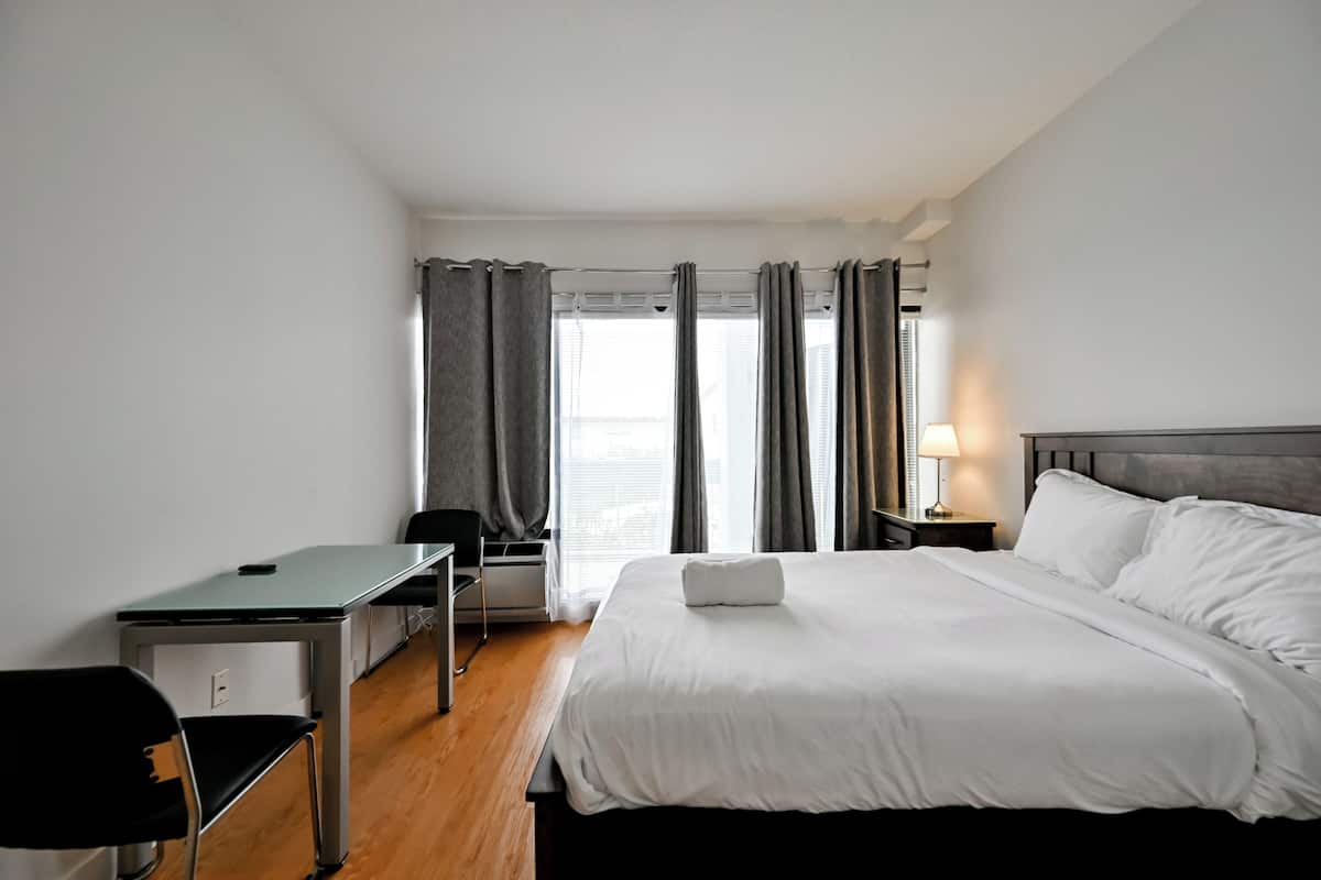 Classic Double Room, 1 Queen Bed with Sofa bed, Mobility Accessible, Non Smoking | Premium bedding, down comforters, individually decorated