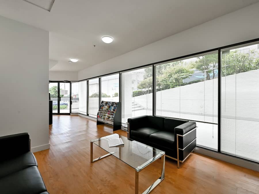 Lobby sitting area