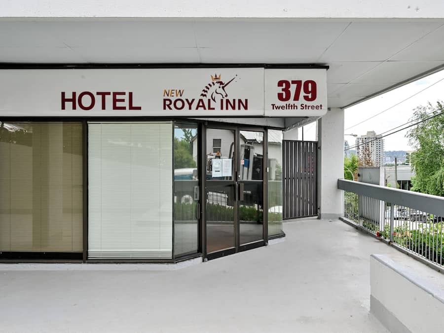 Front of property - evening/night
