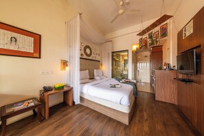 Een strijkplank/strijkijzer, gratis wifi