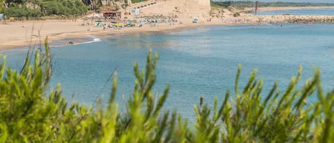 Una spiaggia nelle vicinanze