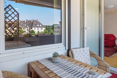 Apartment 'Westlicht' with Balcony, Wi-Fi and Air Conditioning