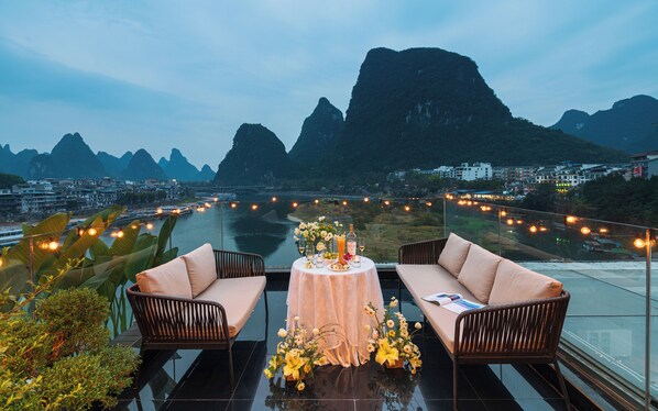 Terrace/patio - YANGSHUO SY TIME HOTEL (Guilin)