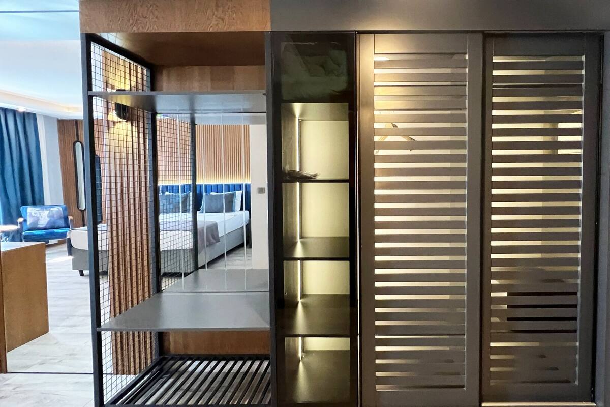 Bettwäsche aus ägyptischer Baumwolle, hochwertige Bettwaren, Minibar