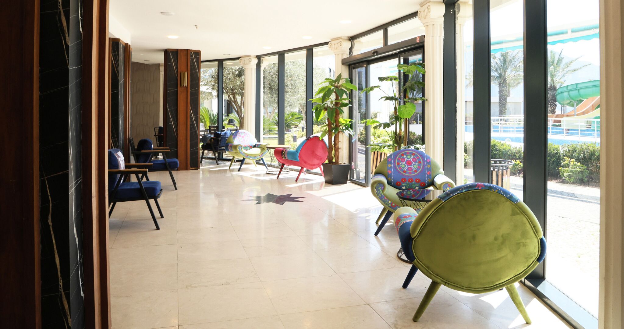 Lobby sitting area
