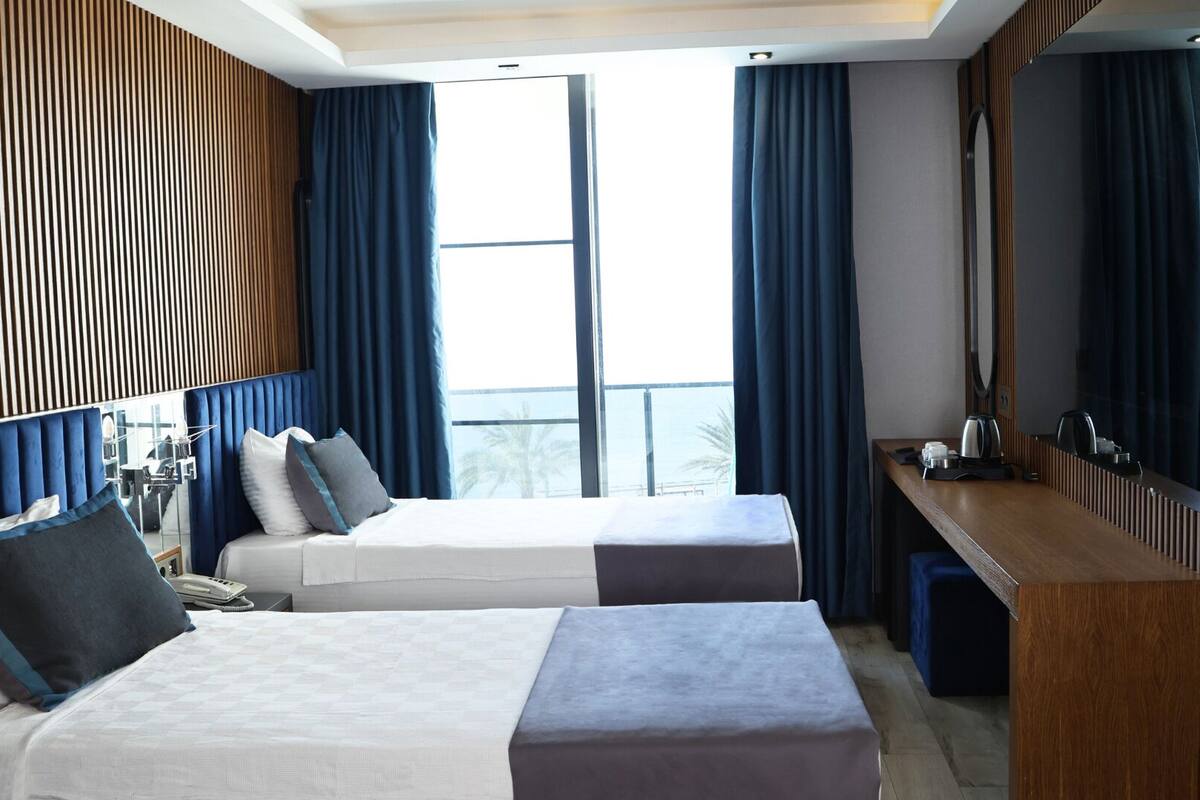 Draps en coton égyptien, literie de qualité supérieure, minibar