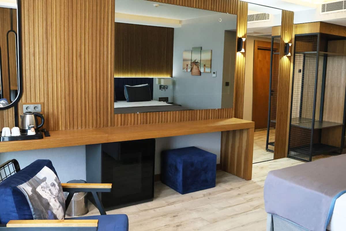 Bettwäsche aus ägyptischer Baumwolle, hochwertige Bettwaren, Minibar