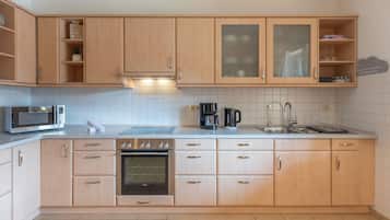 KĂŒhlschrank, Mikrowelle, Ofen, Herdplatte