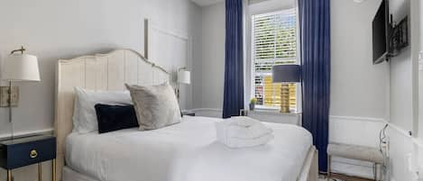 1 間睡房、熨斗/熨衫板、Wi-Fi、床單