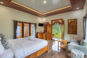 Deluxe-huvila, 1 makuuhuone, vuoristonäköala | 1 makuuhuone, ilmainen Wi-Fi