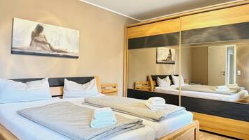 2 Schlafzimmer, Bügeleisen/Bügelbrett, kostenloses WLAN, Bettwäsche