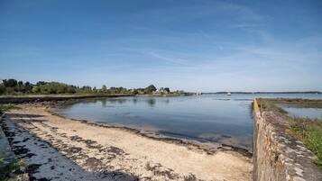 Aan het strand