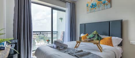 Appartement Confort, balcon, vue ville | Vue sur la ville
