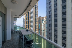 Luxury Apartment, Balcony, City View | Balcony view