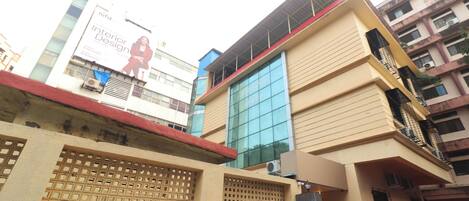 Majoituspaikan julkisivu