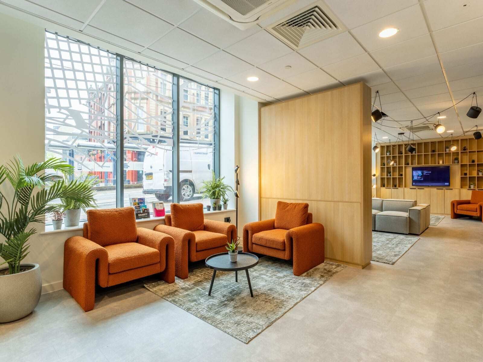 Sala de estar en el lobby