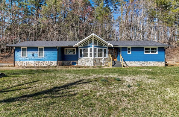 Fassade der Unterkunft