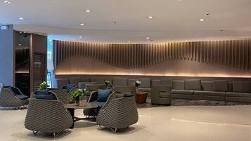Sala de estar en el lobby
