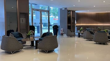 Sala de estar en el lobby