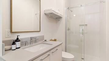 Shower, hair dryer