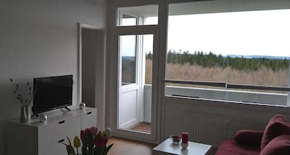 Charmante Ferienwohnung mit Fernsicht über den Harz - Frau M.