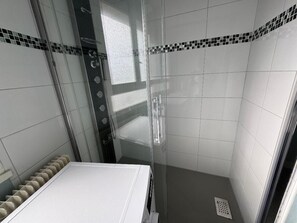 Towels, soap, toilet paper